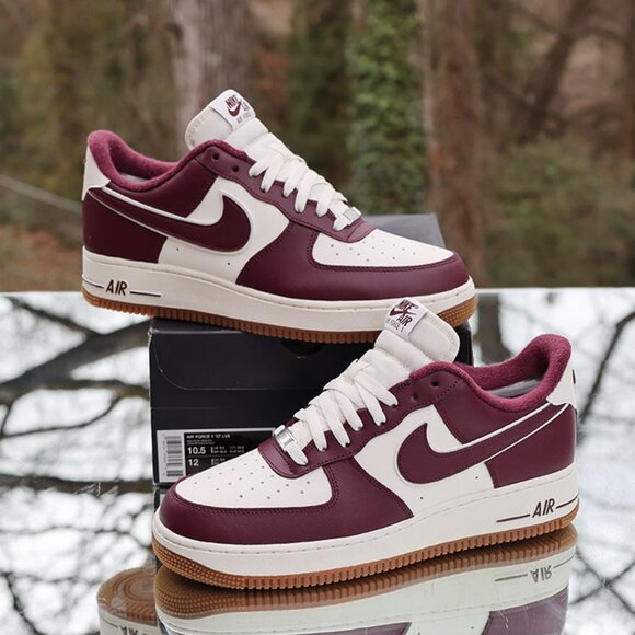 Nike Air Force 1 LV8 College Pack Night Maroon - Picture 1 of 14